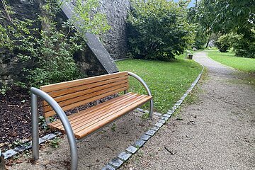 Bank im Stadtgraben