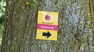 Schild Sagenweg