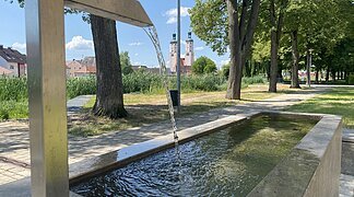 Handkneippbecken am Johannisweiher
