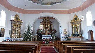 Katholische Filialkirche St. Alba von innen