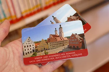 Karteten der Bücherei Wemding