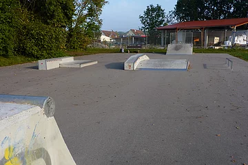 Der Skaterplatz an einem Sonnigem Tag