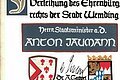 Goldenes Buch der Stadt Wemding
