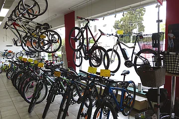 Die Fahrräder im Fahrrad Meyr