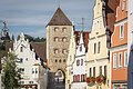 Blick auf das Amerbacher Tor in der Wallfahrtstraße.