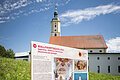 Informationstafel zum TOP-Wanderweg "Sagenweg" an der Wallfahrt.