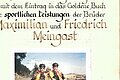 Dokument Maximilian und Friedrich Meingast