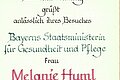 Dokument Staatsministerin Melanie Huml