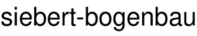 siebert-bogenbau