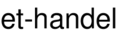 et-handel